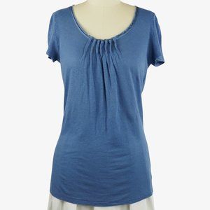 Elie Tahari Lightweight Linen Blend Top